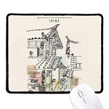 Imagem de Mousepad de borracha para jogos A Busy Street in Lijiang da China
