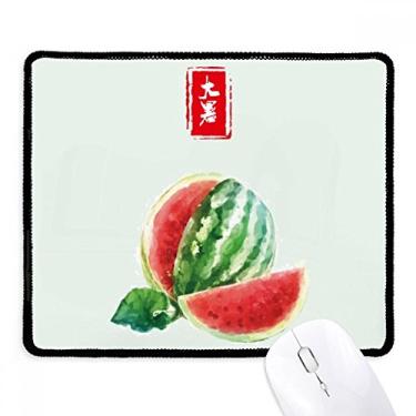 Imagem de Mousepad Circlar Great Heat Twenty Four Solar Term Tapete de borracha para jogos
