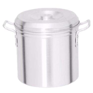 Imagem de Caldeirão Aluminio Grosso Cerveja Hotel Bares 30 Litros N35