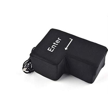 Imagem de Big Enter, conexão USB, botão de descompressão, travesseiro grande em forma de botão