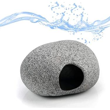 Imagem de Hlily Caverna De Pedra Decorativa De Aquário Empilhável, Acessórios De Aquário, Couro De Caverna, Couro De Camarão, Reprodução De Couro De Caverna De Ciclídeo, Desova, Couro De Peixe Betta