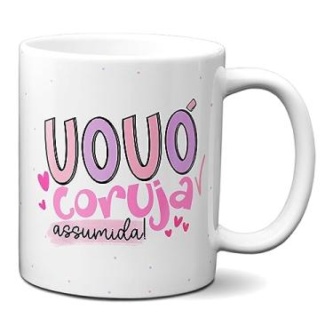 Imagem de Caneca Criativa Feliz Dia Dos Avós Vovó Coruja Assumida! (Branca)