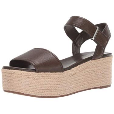 Imagem de Franco Sarto Ben Espadrille Sandália anabela feminina, Oliva, 10