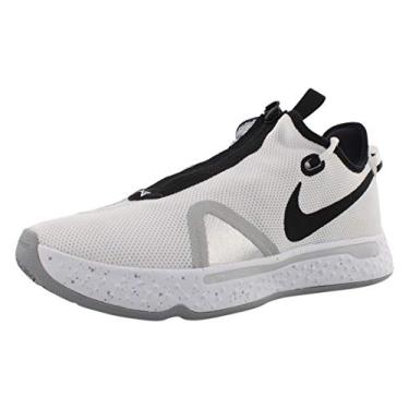 Imagem de Nike PG4 TB Unisex Shoes Size 9, Color: White/Black/Wolf Grey