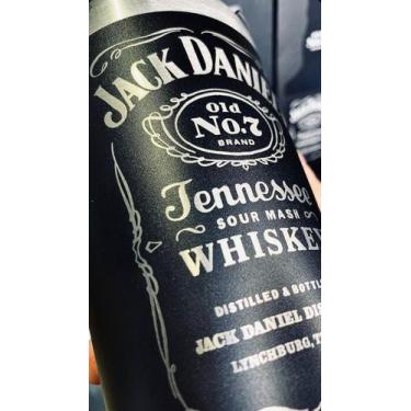 Imagem de Copo Térmico De Alumínio Whisky Jack Daniels C/ Tampa E Abridor Produt