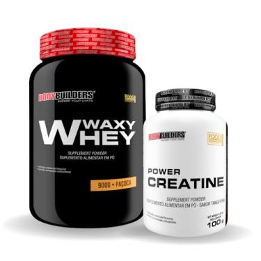 Imagem de Kit Waxy Whey 900g + Power Creatina 100g - Bodybuilders (Paçoca)