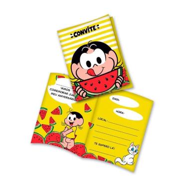 Imagem de Convites De Aniversário Magali Melancia 8Un - Festcolor