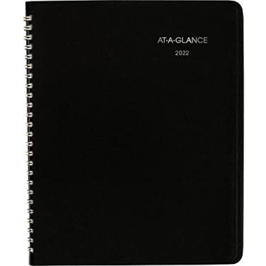 Imagem de AT-A-GLANCE Agenda Mensal 2022 by, 17,78 cm x 21,78 cm, Médio, DayMinder, Preto (G40000)