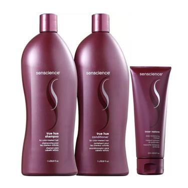 Imagem de Senscience True Hue Shampoo+Condicionador 1L+Mascara Inner Restore Deep Moisturizing 200ml