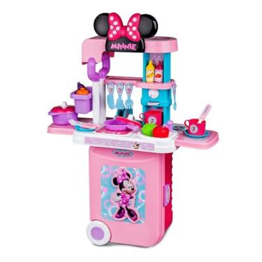 Imagem de Maleta de Viagem Minnie Cozinha Playset 3 Em 1 Multikids - BR1298