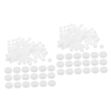 Imagem de SEWACC 200 Conjuntos De Pressão De Roupas Botões Sem Costura Botões De Roupas Diy Ferramenta De Fixação De Estalos Dedicada Branco Plástico Instantâneo Bebê