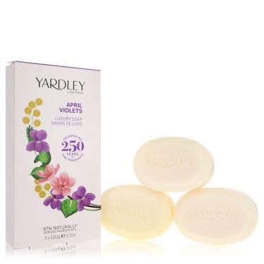 Imagem de Perfume Feminino April Violets Yardley London 3 X Soap
