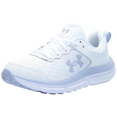 Imagem de Under Armour Charged Assert 10 feminino, (109) Branco/Branco/Metálico Celeste, 36