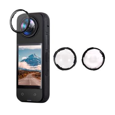 Imagem de Generic Protetores de lente rotativos compatíveis com Insta360 X4 Action Camera Lens Protector Frame Protective Cover Cage removível à prova d'água antiarranhões acessórios para lentes de câmera