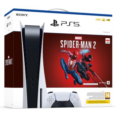Imagem de Console Playstation 5 Físico 825GB + Jogo Spider-Man 2 Standard