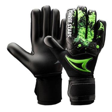 Imagem de Luva Goleiro Kick Preto - Three Stars