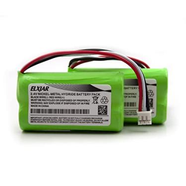 Imagem de YUTSUJO (Pacote com 2) 2,4 V 2000 mAh Ni-MH bateria de substituição para controle de jogos Nvidia Shield, Shield TV Game Controller P2920, compatível com HRLR15/51, HFR-50AAJY1900x2