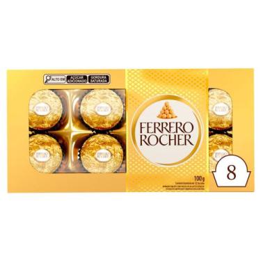 Imagem de Bombons Ferrero Rocher 8 Unidades