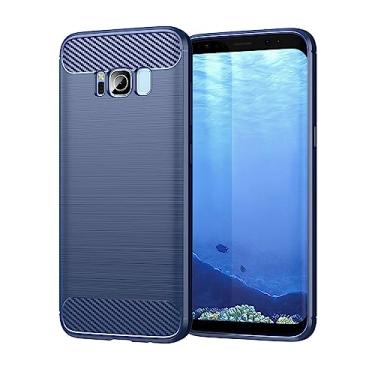 Imagem de Capas para Samsung Galaxy S8 Lite.Caso básico,Botão de pressão flexível / 360 ° Proteção completa,Anti-fingerpirnts