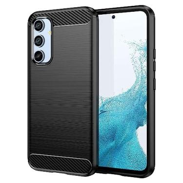 Imagem de Capas para Samsung Galaxy M34 5G.Caso básico,Botão de pressão flexível / 360 ° Proteção completa,Anti-fingerpirnts