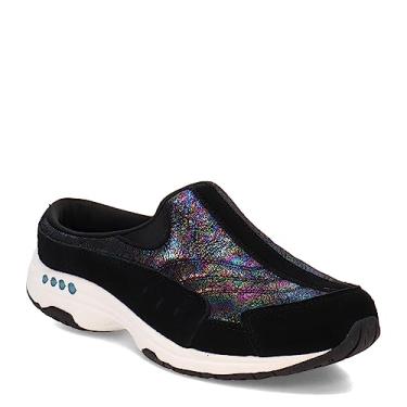 Imagem de Easy Spirit Tamanco feminino para viagem, Preto, multi, 6.5
