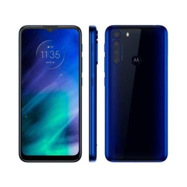 Imagem de Smartphone Motorola One Fusion 128Gb Azul Safira - 4Gb Ram Tela 6,5 Câ