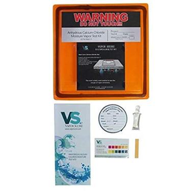Imagem de Teste de umidade - Kit de teste de cloreto de cálcio (pacote com 12)