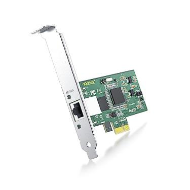 Imagem de Placa de rede PCI Express Gigabit Ethernet de 1,25 G (NIC), com controlador Intel 82573, porta RJ-45 única, suporta Windows Server/Freebsd/VMware/SLSE