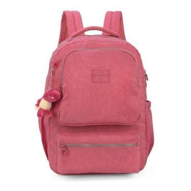 Imagem de Mochila De Costas Juvenil Notebook Crinkle Up4you - Luxcel, Vinho