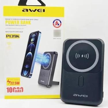 Imagem de Power Bank 10000mah  Magnetico Usb-c 22W Awei P139