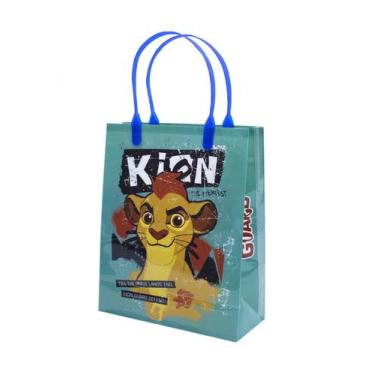 Imagem de Sacola Plástica Verde Leão Kion - 20cm - Disney, Plástica