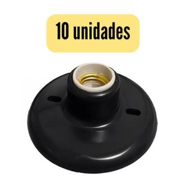 Imagem de Plafon Pop ''tapa Buraco'' Bocal Cerâmico E27 Soquete - Prismatec, Pre