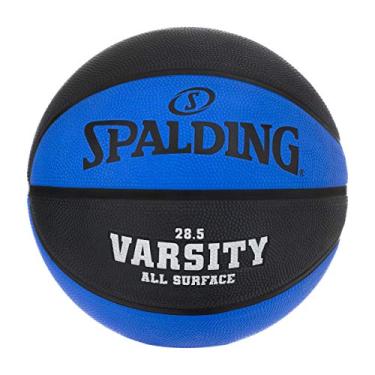Imagem de Spalding Varsity azul/preto basquete ao ar livre 72,3 cm