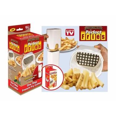 Imagem de Cortador Batata Palito Cubos ou Palito Fatiador De Legumes - DSC-04