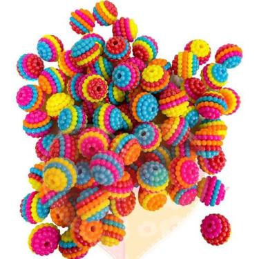 Imagem de Pérola Craquelada Colorida Atacado 250gr Aprox. 750 Perolas - Adb