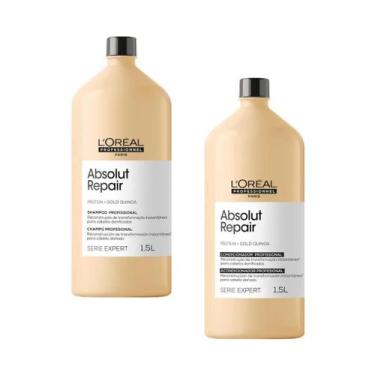 Imagem de Kit Profissional Loreal Absolut Repair Shampoo Condicionador - Loreal 