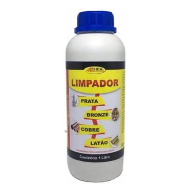 Imagem de Limpador Limpa Prata Bronze Cobre Latão Allchem 1 Litro