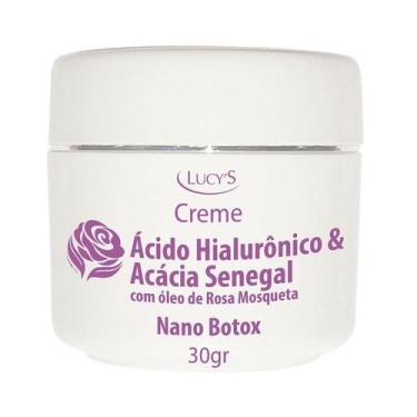 Imagem de Creme Nano Botox Rugas Ác Hialurônico Com Rosa Mosqueta - Lucy's