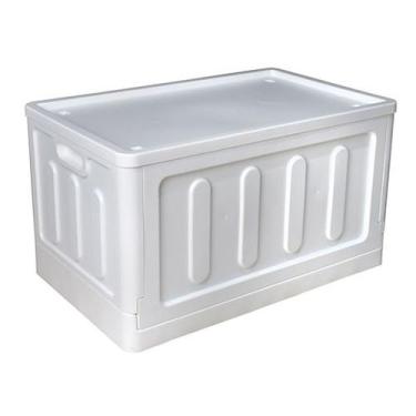 Imagem de Caixa Organizadora Dobrável Multiuso Grande Branco 75 Litros - Arqplas