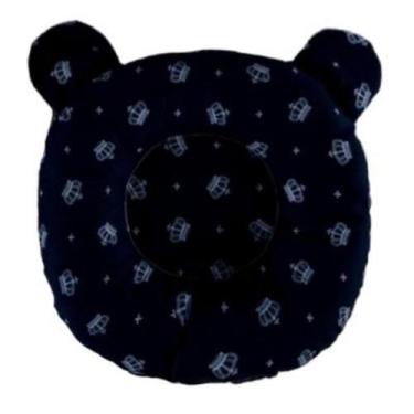 Imagem de Travesseiro Anatômico Berço Carrinho Conforto Bebê Várias Estampas  - 