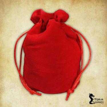 Imagem de Bolsa de Dados Extra Grande - RPG - T&G, Vermelho