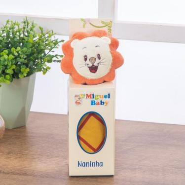 Imagem de Naninha De Bebê Safari Bichinhos de Pelúcia + Prendedor de Chupeta - D