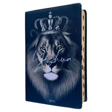 Imagem de Bíblia sagrada NVI Leão coroa nova versao internacional com indice - C