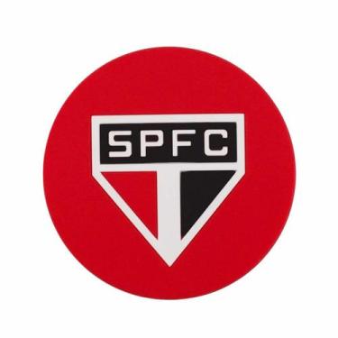 Imagem de Jogo 2 Porta Copos São Paulo PVC 10cm  SPFC - Mileno