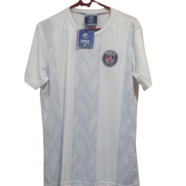 Imagem de Camisa Masculina Paris Saint German PSG Balboa, Branco, 2GG