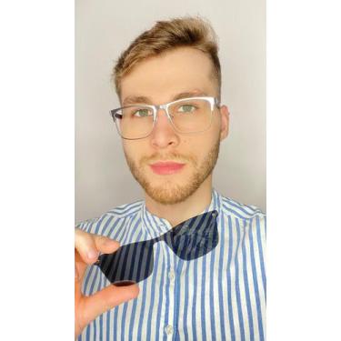 Imagem de Armação Óculos De Grau Masculino Jack 2 Em 1 Prata - Palas Eyewear