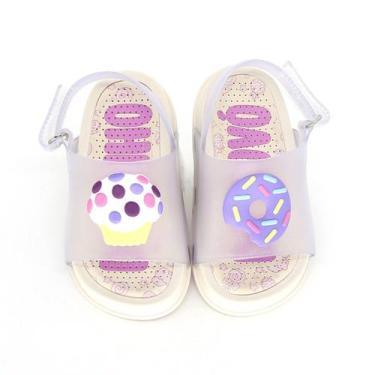 Imagem de Sandália Plugt Mini Bizz Docinho da Vovó Rosa 201.062, 19/20