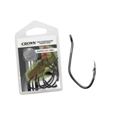 Imagem de Anzol Crown Super Cat Fish Black Nº 10/0 - 5 Peças