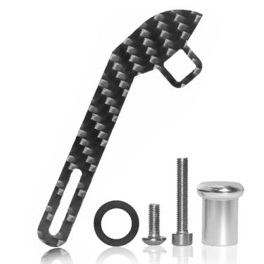 Imagem de REDSPIDER RC Steering Wheel Trigger RC One-Handed Control Accessory Adapter for Flysky NB4/NB4 Pro Controller Trigger One-Handed Control Adapter Upgrade Parts (Black Carbon Fiber)