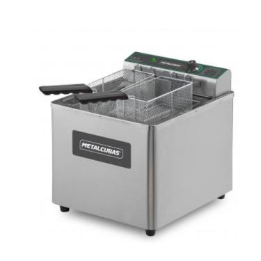 Imagem de Fritador elétrico Metalcubas óleo de mesa FOE15M, 220V
